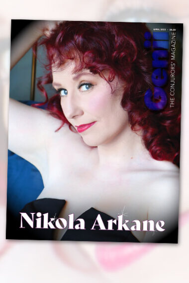 Nikola Arkane on the cover of the international magazine Genii